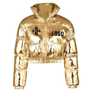 ATLANTIC Top Nueva venta Logotipo personalizado Chaqueta de invierno 100% Poliéster Transpirable Impreso Cremallera Chaqueta acolchada - Product Image 5