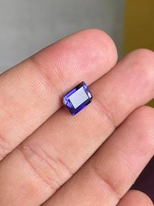 Iolite พลอยรูปสี่เหลี่ยมจัตุรัสตัดหินธรรมชาติหิน September birthstone เครื่องประดับทำด้วยมือพลอยสี่เหลี่ยมเหลี่ยมเพชรพลอยสีฟ้า iolite - Product Image 3