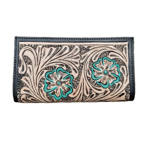 Auténtica Bolsa Ejecutiva de Cuero Vacuno Occidental Hecha a Mano, con Diseño Artesanal en la Parte Delantera, Cierre de Cremallera, Estilo Bohemio, para Viajes Diarios de Primavera - Product Image 3