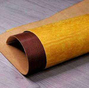 Peaux de cuir de buffle teintées sur mesure de couleur violette adaptées aux concepteurs de sacs et aux fabricants de revues - Product Image 3