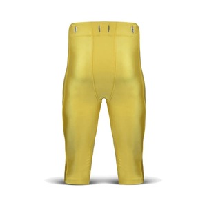 Men's Green <b>Padded</b> Football <b>Pants</b> Elastic Waist Fitted Solid Color All Seasons Polyester Material - Product Image 6