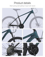 BMX Exportateur professionnel Vélo tout-terrain à suspension intégrale 27,5 pouces réglable en hauteur 29 pour adulte