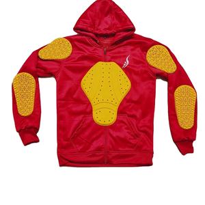 Sweat à capuche en molleton fabriqué pour motocyclettes Sweats à capuche en kevlar approuvés CE pour la protection principale unisexe - Product Image 3