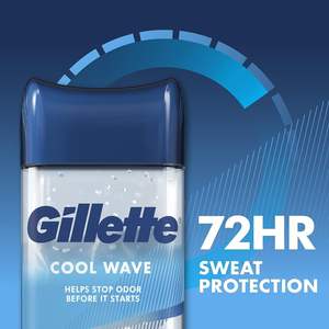 Desodorante Antitranspirante en Gel Transparente Unisex Gillette de Calidad con Aroma a Rosas para Hombres/Mujeres y Adultos - Product Image 1