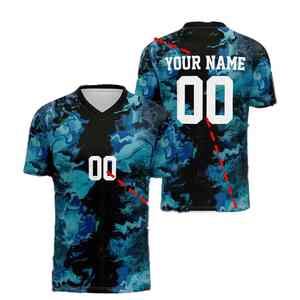 Maillot de football de style le plus populaire, service OEM, dernier design, col rond, prix de gros, qualité originale personnalisée, maillot de football - Product Image 3