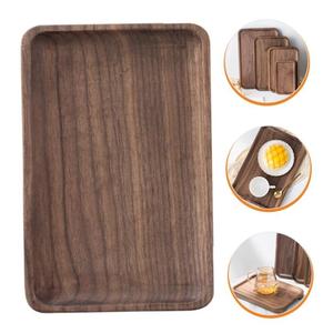 Plateau de service jetable en bois naturel de qualité alimentaire avec gravure, couleur/logo personnalisé, forme ronde pour les mariages et les fêtes - Product Image 3