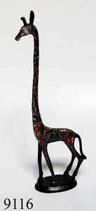 Statue de cerf en laiton faite à la main avec laiton personnaliser la conception en relief et les finitions brillantes Statue de Sculpture de cerf fabriquée en Inde - Product Image 2