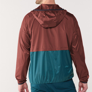 เสื้อแจ็คเก็ตกันลมสำหรับผู้ชายแบบสั่งทำพิเศษ OEM ผ้าระบายอากาศกันน้ำ  รับทำโลโก้แบรนด์  ตัวเลือกฉลากส่วนตัว สไตล์วินเทจ - Product Image 2