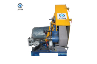 Machine de polissage et de rectification des surfaces extérieures des tuyaux ronds en acier inoxydable avec moteur, pompe et contrôle PLC, haute efficacité
