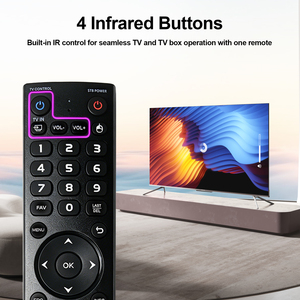 รีโมทคอนโทรลอัจฉริยะแบบเปลี่ยนทดแทนได้ สำหรับกล่องทีวีแอนดรอยด์ We2usat K3 PRO+ และทีวีสติ๊ก P6 Mini รองรับการสั่งงานด้วยเสียงผ่านบลูทูธ พร้อมฟังก์ชั่น IR Learning และไฟแบ็คไลท์ - Product Image 4