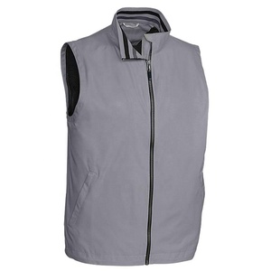 เสื้อกั๊กเล่นกอล์ฟมีซิปเต็มตัวน้ำหนักเบากันลมแขนกุดยูทิลิตี้มีป้ายโลโก้ออกแบบได้ตามต้องการสำหรับฤดูหนาว - Product Image 6