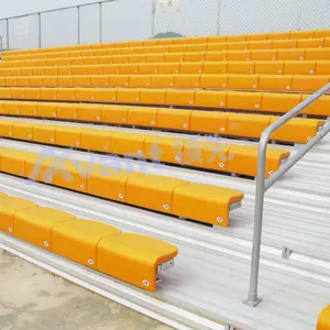10 Rows Sports Aluminum Temporary Tribune Fixed Seating System Outdoor Bleacher School Arena Demountable Grandstand Stadium Seat