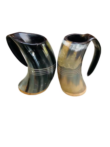 Superbe Corne à Boire Viking en Corne de Buffle Naturelle Écologique, Polie, Haute Isolation Thermique, Artisanat Animalier SAMI HANDICRAFTS SH-901 - Product Image 4