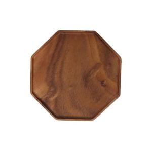 Plateau de service en bois antique de qualité supérieure classique avec poignée en bois de forme mince provenant du service de snacks à pizza - Product Image 6