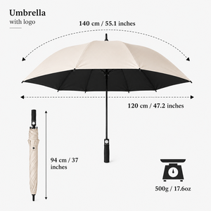 Hot Sale New Promotional Gifts Minimalist Automatic Open UPF50+ 60mph <b>Windproof</b> Wholesale Large Custom Golf <b>Umbrella</b> With Logo - Product Image 2
