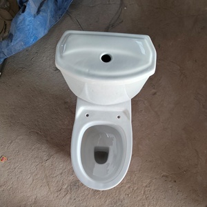 Gốm Hai Mảnh P/S-Bẫy Thiết Bị Vệ Sinh Kép Tuôn Ra Tủ Nước Với Side Đỏ Bừng Sứ Phòng Tắm Aqua Pan WC Commode - Product Image 5