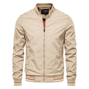 เสื้อแจ็กเก็ตบอมเบอร์สำหรับผู้ชายผ้าแคนวาส/ผ้าฝ้ายระบายอากาศได้ดีสำหรับฤดูใบไม้ผลิ2025 - Product Image 6