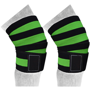 ที่พันเข่าขน100% เฮฟวี่เวทผ้าวูลไม่ลื่นที่รองรับยกน้ำหนักในฟิตเนสโลโก้และสีที่กำหนดเอง - Product Image 6