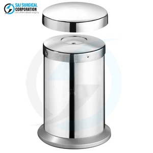 Autoclavable Stainless Steel Cotton Dispenser Lid Manual Corrosion Resistant CE Certified Class I General Surgery Use Various - Product Image 1