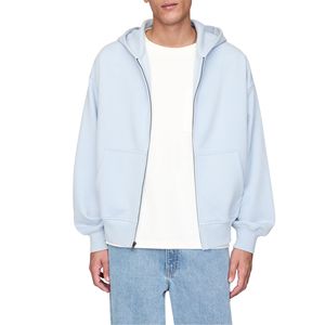 เสื้อมีฮู้ดผ้าฟลีซแบบสวมหัวมีซิปสำหรับชายและหญิงโลโก้ที่กำหนดเอง - Product Image 5