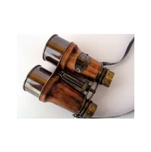 Best Selling Telescope Leather Antique Finish Nautical Brass Binoculars Available at Wholesale Price from Indian Supplier