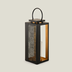 Inexpensive Handmade Metal Stylish Classic Black Metal Moroccan Lantern <b>Table</b> Top Lantern From Indian Exporter - Product Image 2