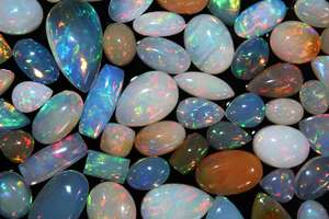 โอปอลเอธิโอเปียสังเคราะห์ (ผลิตในห้องปฏิบัติการ) รูปหัวใจ ขนาดผสม ผ่านการอบด้วยความร้อน มีสีเปลี่ยนหรือเปล่งประกาย สำหรับทำเครื่องประดับ - Product Image 3