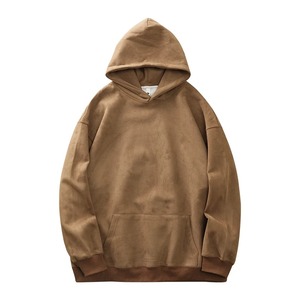 Pull en polyester et coton de haute qualité Sweats à capuche grande taille en coton Sweat à capuche solide avec logo personnalisé Sweats à capuche pour hommes - Product Image 1