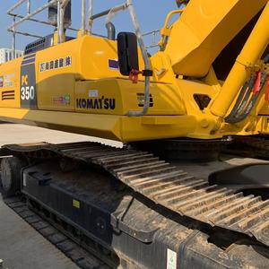 Excavadora sobre orugas Komatsu PC350/utilizada con excelentes condiciones de trabajo compatibles con la inspección de la bomba de caja de cambios del motor - Product Image 1