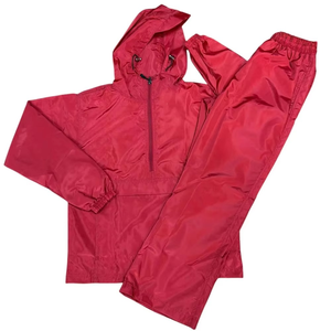 High Quality Casual Solid Breathable Windbreaker Jacket Two Piece Windbreaker Set for Men Wholesale Tracksuits - Product Image 1