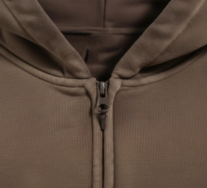 Sudaderas con Cremallera Hechas en Fábrica, Estilo Holgado con Hombros Caídos, Algodón Decolorado por el Sol, Moda Urbana de Diseñador, Sudaderas con Cremallera de Tendencia - Product Image 5