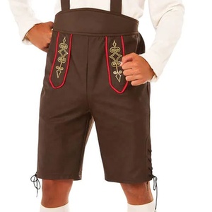 Pantalones Cortos de Lederhosen Auténticos para Hombre al por Mayor, Pantalones Cortos de Lederhosen Bávaros para el Oktoberfest 2026, Pantalones Cortos de Lederhosen Alemanes - Product Image 1