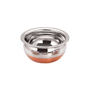 Premium Quality Low Prices Metal <b>Copper</b> Handi for Hotelware Serving in Stainless Steel for Export From Inia - Product Image 2