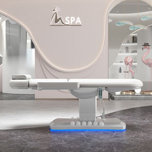 Cama eléctrica de salón ajustable para clínicas estéticas y hoteles, mesa de masaje de Spa de diseño moderno para tatuaje de pestañas, cama de belleza - Product Image 6