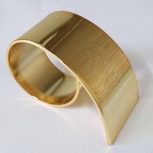 Servilletero pulido dorado de aluminio Último diseño Decoración de vajilla chapada en oro Servilletero de calidad premium a excelentes precios - Product Image 3