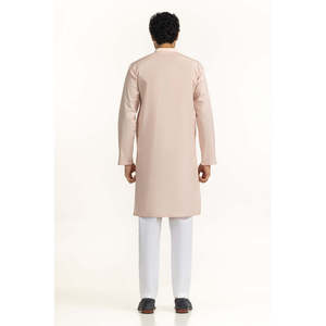 ชุดคุรตะผ้าฝ้าย KR-STY25-074 สีชมพูอ่อน สำหรับฤดูร้อน ทรงปกติ พร้อมกางเกงซัลวาร์ คามีซ สำหรับงานปาร์ตี้ - Product Image 5