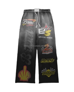 Conjuntos de chándal a juego con logotipo personalizado al por mayor, pantalones de chándal ajustados, ropa deportiva bordada para hombres y mujeres, chándal de alta calidad - Product Image 3