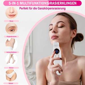 Depiladora Íntima 5 en 1 Impermeable para Mujer, Depiladora Eléctrica en Seco y Húmedo para Bikini, Axilas, Piernas, Cejas, Nariz, Depiladora Corporal - IPX7 - Product Image 6