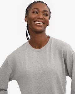 Camiseta de manga larga para mujer Primavera Verano 2025, Jersey de algodón 100% de Color sólido para mujer, camisetas informales finas para mujer - Product Image 2