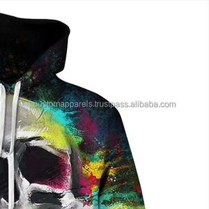 Sweat à capuche FD en polyester à sublimation personnalisée de haute qualité MCAMH-73 des vêtements décontractés à impression de teinture complète pour hommes et femmes - Product Image 5