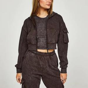 Nuevo Conjunto Deportivo Informal para Mujer, Ecológico, Grueso, con Parche Bordado, Moda de Invierno, Suministro de Fábrica - Product Image 2