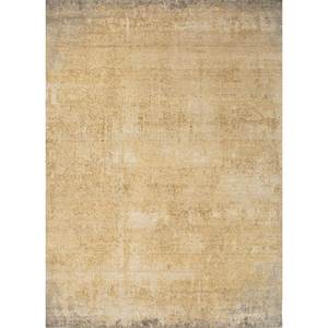 Tapis en laine unie dorée Uvenuti noué à la main 9x12 rectangulaire pour salon, couloir ou tapis de puzzle pour adolescents - AKWL-1821 - Product Image 1