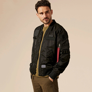 Top Selling Men's Satin <b>Jackets</b> <b>Lightweight</b> Stand Collar Solid Color Winter Front Logo Waterproof Wholesale Price with Oem - Product Image 5