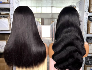 Perruque à dentelle frontale HD 5x5 la plus vendue, pré-épilée, cheveux indiens Remy, 100% cheveux humains, longue longueur, boucles italiennes, perruques à dentelle - Product Image 3