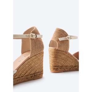 Satuna in edizione limitata espadrillas in tela con zeppa sandali eleganti in materiale di tela - Product Image 3