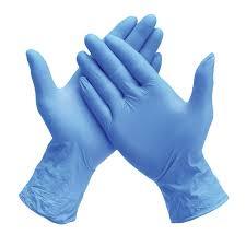Gants en nitrile jetables bleus de qualité supérieure sans poudre – Grande taille |   Pour l'examen et le nettoyage – Sécurité. - Product Image 4