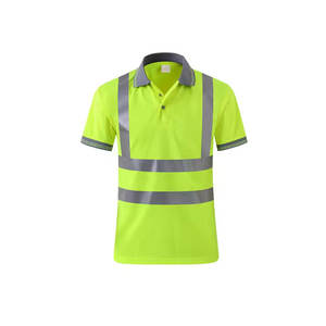 Camisetas de Trabajo de Seguridad Reflectantes de Alta Visibilidad Personalizadas, Último Estilo, Uniformes de Trabajo Transpirables - Product Image 5