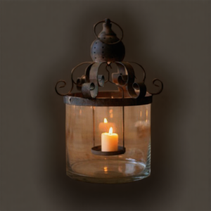 Lanterne suspendue décorative au design élégant avec du fer et du verre de qualité supérieure, provenant du meilleur exportateur en Inde - Product Image 1