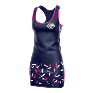 Nuevo vestido de uniforme de netball para mujer, estampado de transferencia de calor, de talla grande, transpirable, de secado rápido, diseño personalizable para animadora - Product Image 5