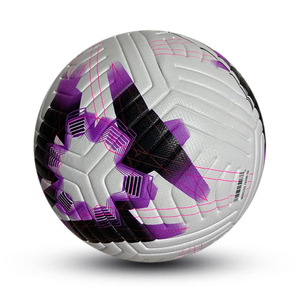 Balones de fútbol híbridos de PU de alta 100% personalizados disponibles todos los tamaños colores logotipo personalizado diseño híbrido con unión térmica alta venta - Product Image 1